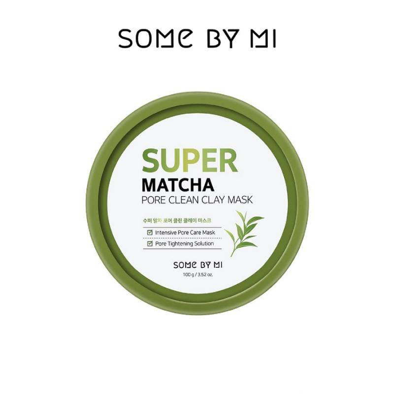 Mặt nạ đất sét trà xanh Some By Mi Super Matcha Pore Clean Clay Mask 100g