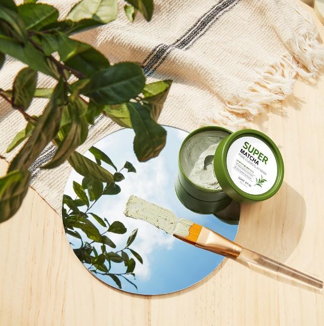 Mặt nạ đất sét trà xanh Some By Mi Super Matcha Pore Clean Clay Mask