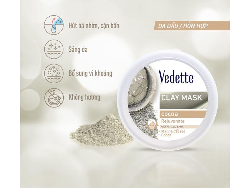 Mặt nạ đất sét Vedette Clay Mask CoCoa