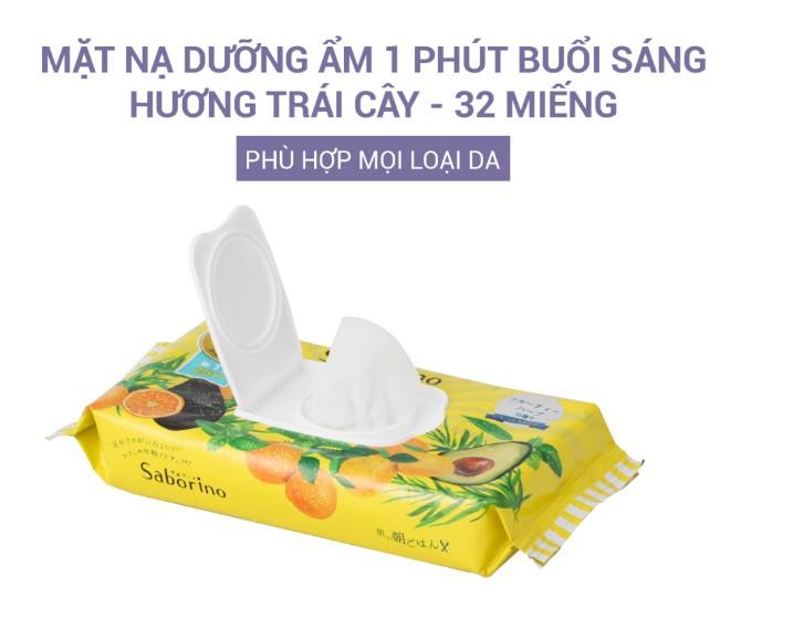 Mặt nạ dưỡng ẩm Saborino Morning Facial Sheet Mask