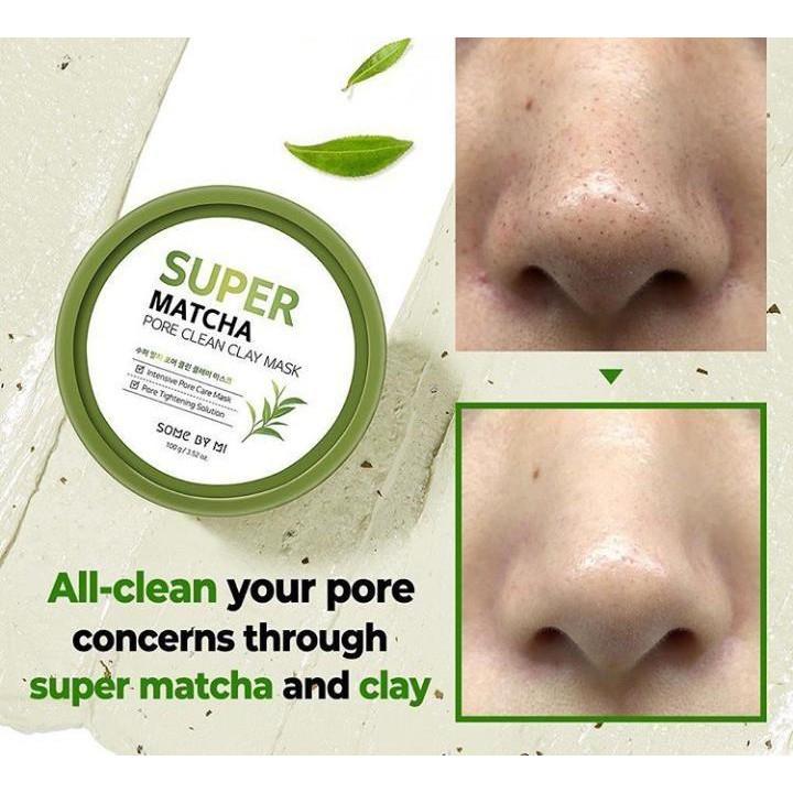 Mặt nạ dưỡng da Some By Mi Super Matcha Pore Clean Clay Mask