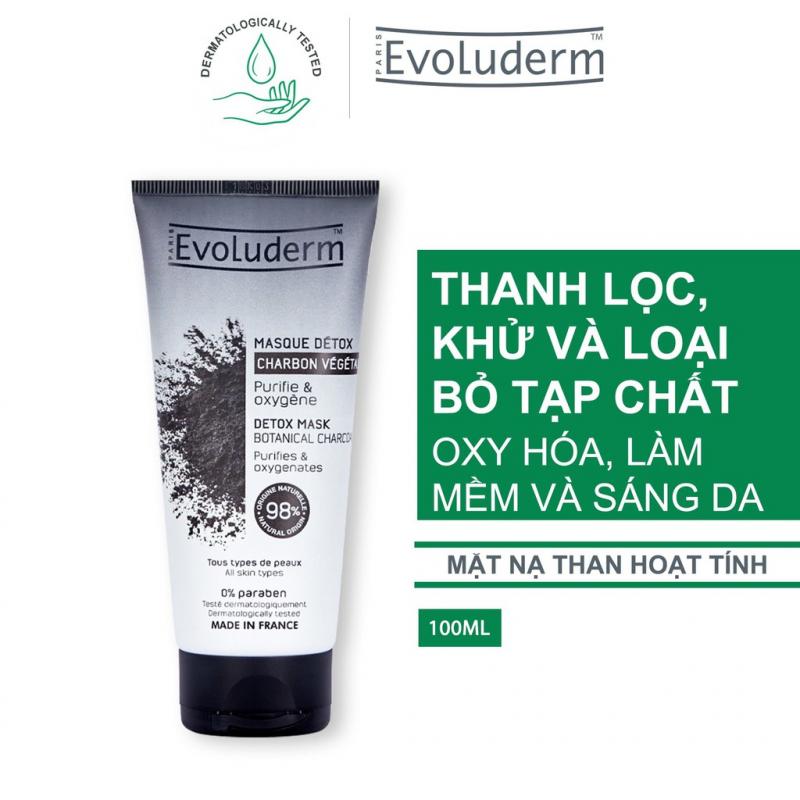 Mặt nạ Evoluderm Detox tinh chất than hoạt tính