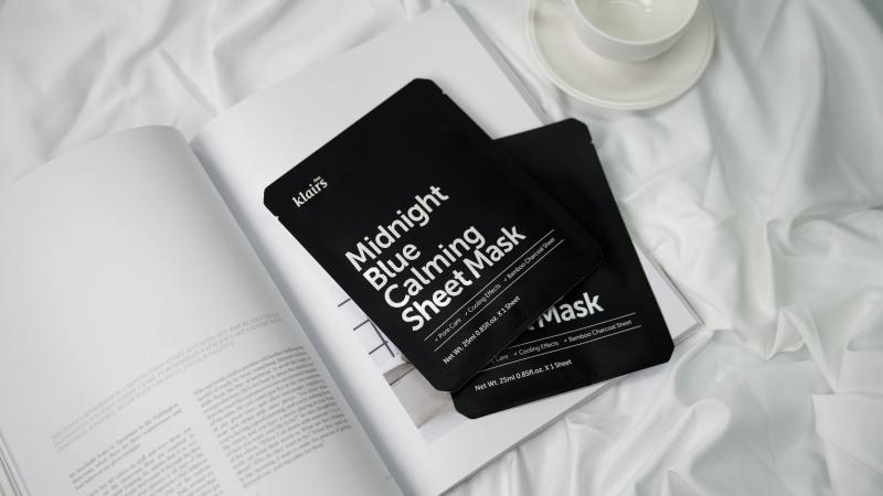 ﻿﻿Mặt Nạ Làm Dịu Da Giảm Kích Ứng Klairs Midnight Blue Calming Sheet Mask