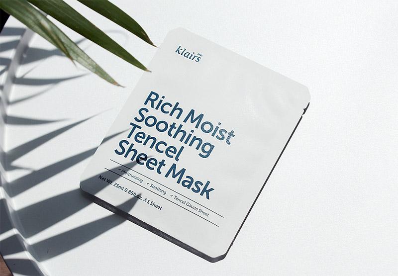 Mặt Nạ Dưỡng Ẩm, Làm Dịu Da Klairs Rich Moist Soothing Sheet Mask