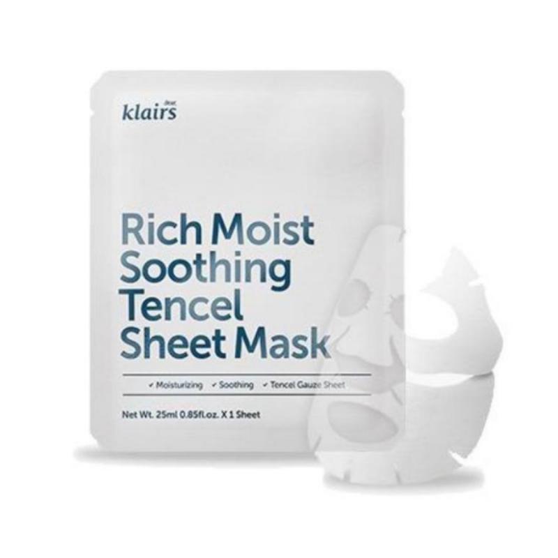 Mặt nạ giấy Dear Klairs Rich Moist Soothing Tencel Sheet Mask 25 ml