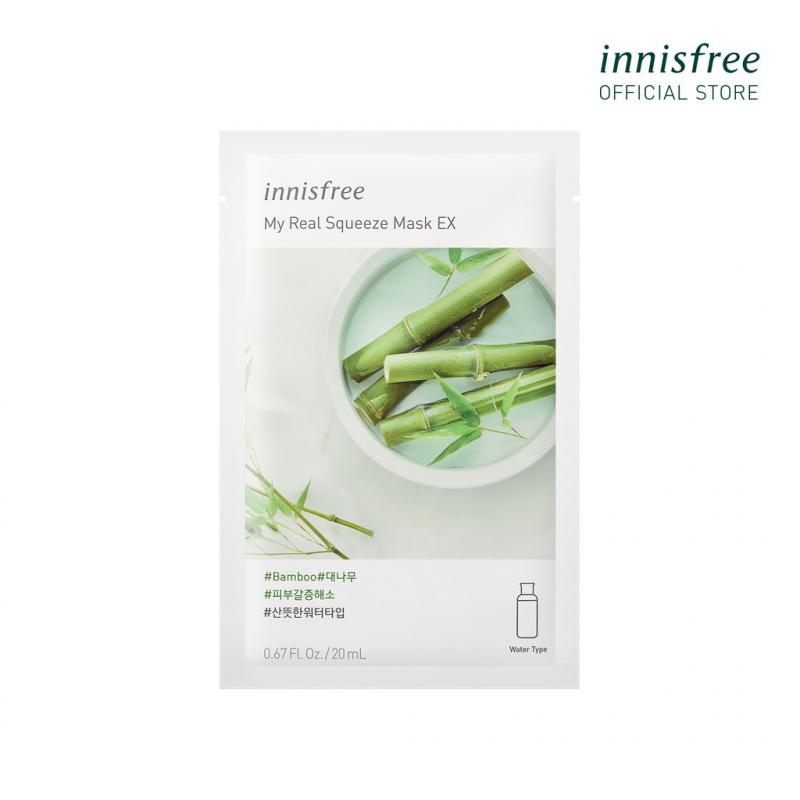 Mặt nạ giấy dưỡng da Hàn Quốc innisfree My Real Squeeze Mask