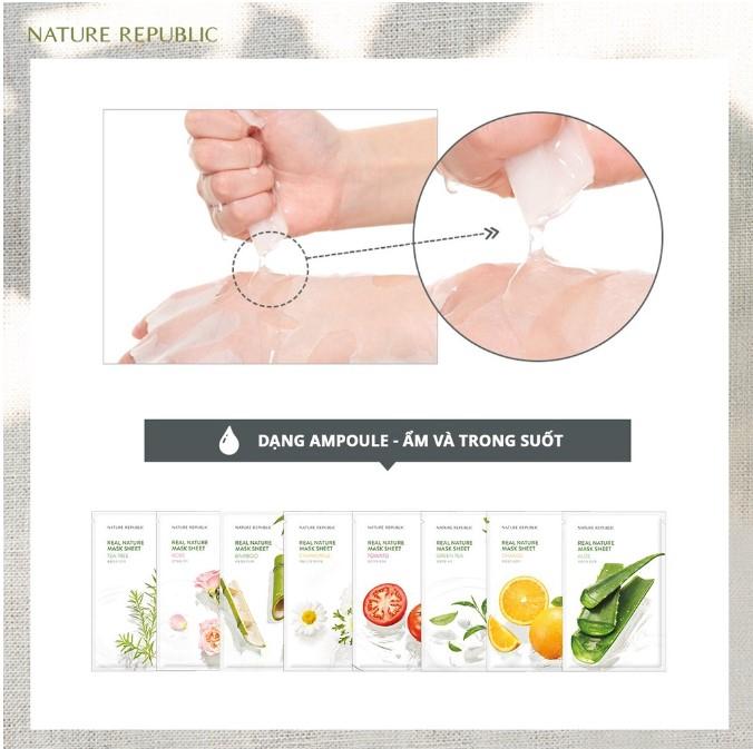 Mặt nạ giấy Nature Republic Real Nature Mask Sheet