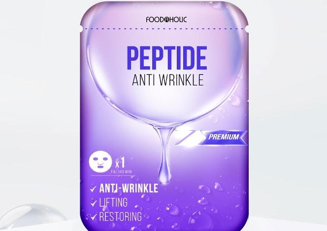 Mặt nạ giúp trẻ hoá, lắp đầy vết nhăn Foodaholic Peptide Anti Wrinkle Mask