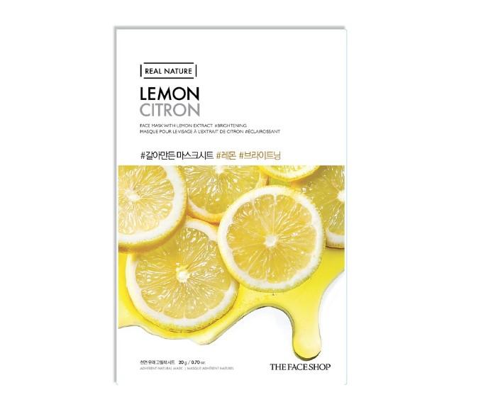 Mặt nạ làm sáng da The Face Shop Real Nature Lemon