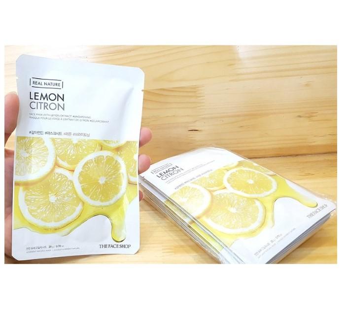 Mặt nạ làm sáng da The Face Shop Real Nature Lemon