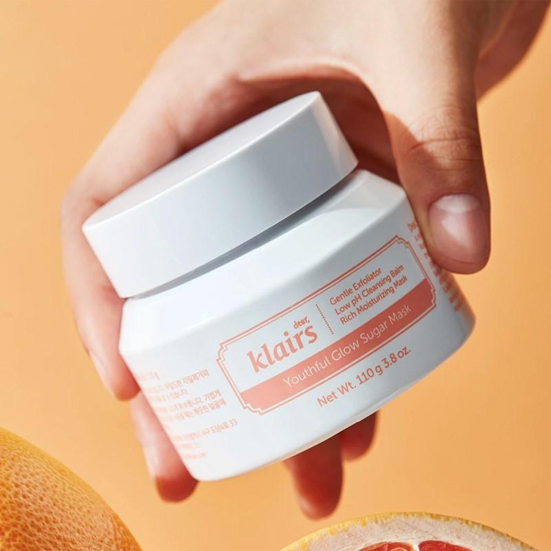 Mặt nạ loại bỏ tế bào chết Klairs Youthful Glow Sugar Mask