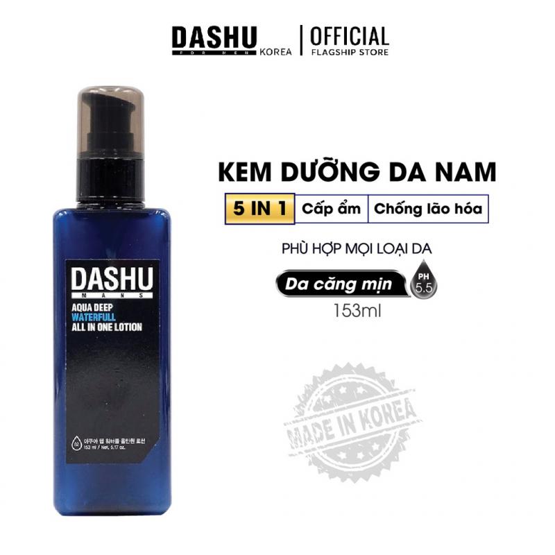 Kem Dưỡng Da Dashu Man's Aqua Deep Waterfull All In One, Lotion Chăm Sóc Da