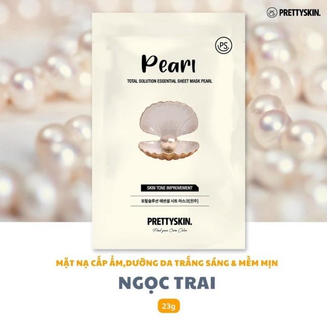 Mặt nạ ngọc trai Prettyskin Total Solution Essential Sheet Mask