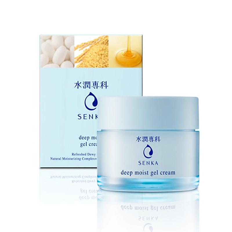 Mặt nạ ngủ cấp ẩm chuyên sâu dạng gel Senka Deep moist Gel Cream