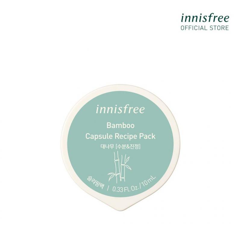 Mặt nạ ngủ dạng hũ từ tre innisfree Capsule Recipe Pack Bamboo 10ml