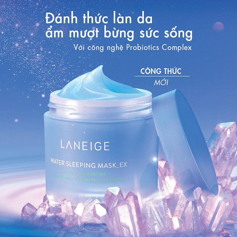 Mặt nạ ngủ dưỡng ẩm và tăng cường khả năng tự vệ của da LANEIGE Water Sleeping Mask EX