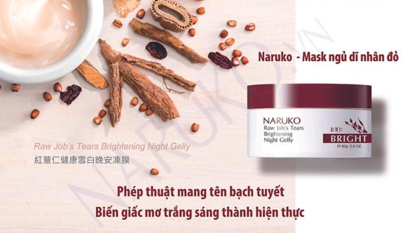 Mặt nạ ngủ Naruko Raw Job’s Tears Brightening Night Gelly