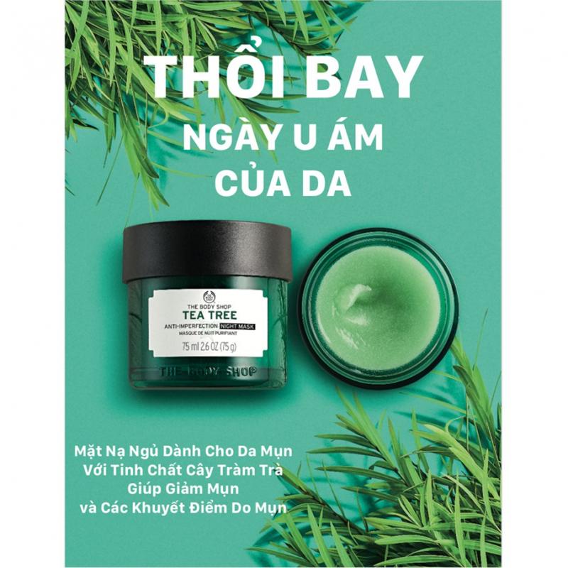 Mặt nạ ngủ The Body Shop Tea Tree Anti-Imperfection Night Mask