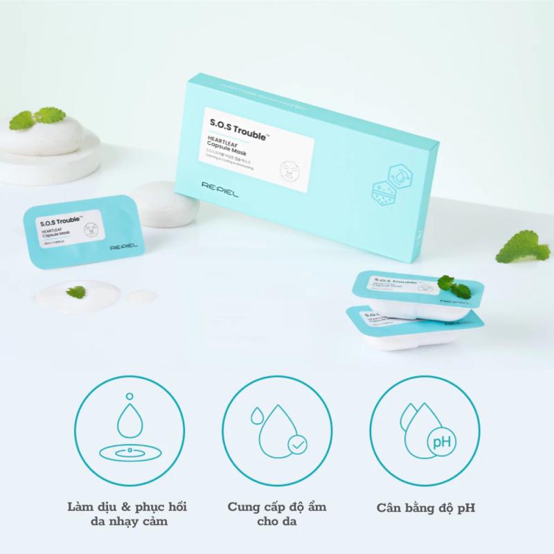 Mặt nạ phôi dừa lên men sinh học Capsule Mask REPIEL