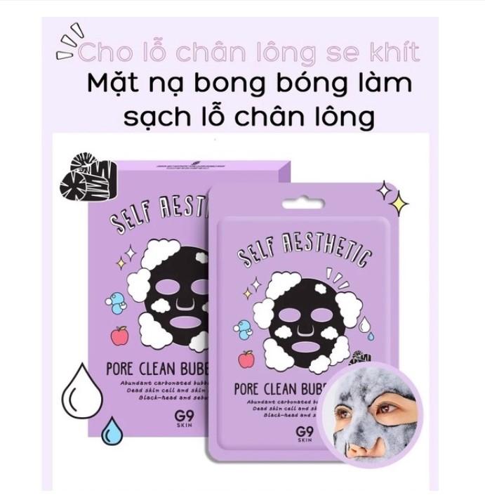 G9skin Self Aesthetic Pore Clean Bubble Mask