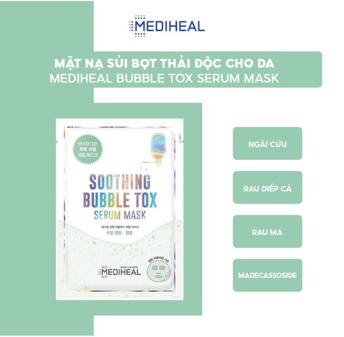 Mặt nạ sủi bọt thải độc cho da Mediheal Bubble Tox Serum Mask