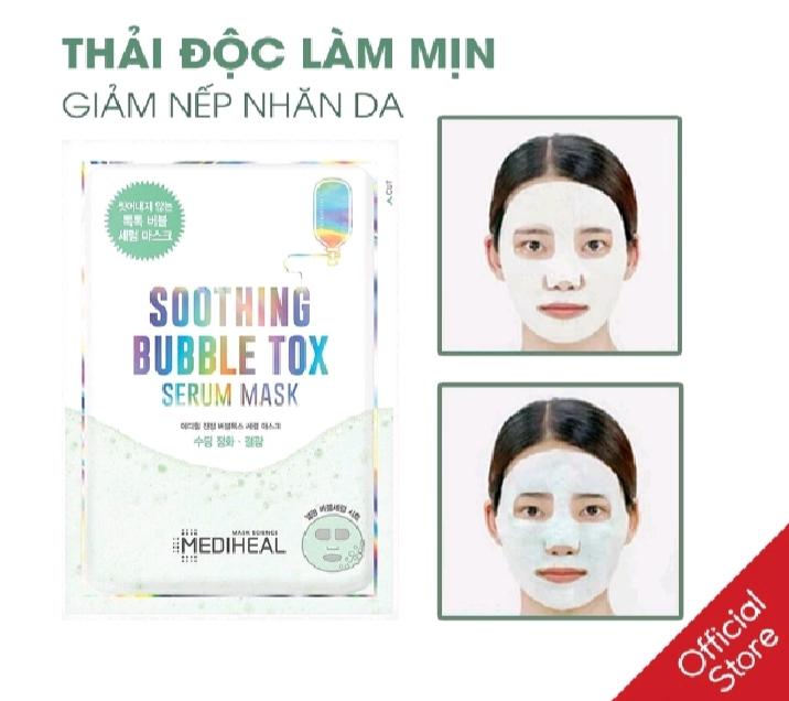 Mặt nạ sủi bọt thải độc cho da Mediheal Bubble Tox Serum Mask