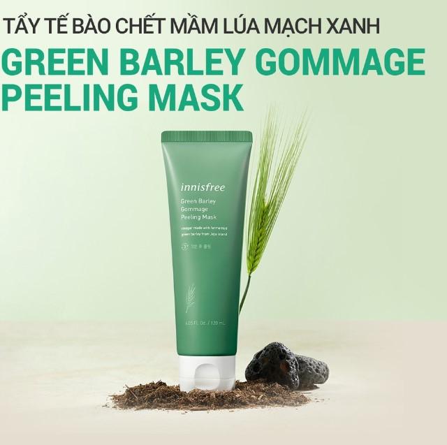 Mặt nạ tẩy tế bào da chết từ lúa mạch xanh innisfree Green Barley Gommage Mask