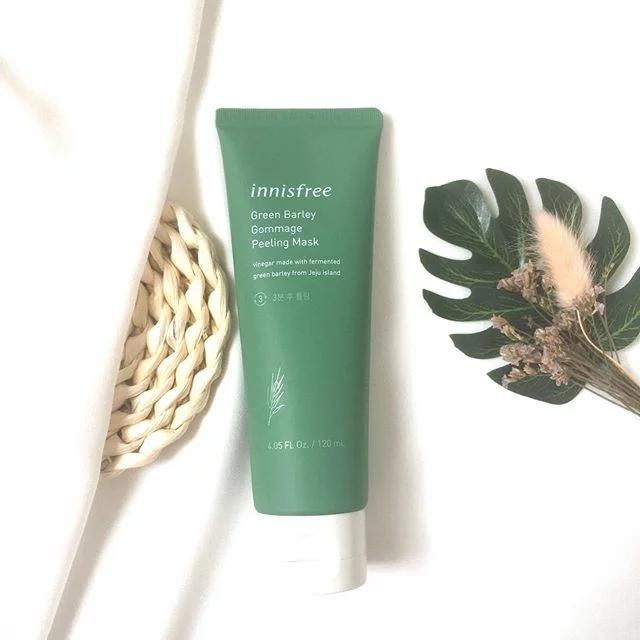 Mặt nạ tẩy tế bào da chết từ lúa mạch xanh Innisfree Green Barley Gommage Mask