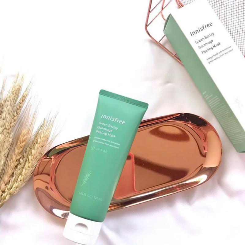 Mặt nạ tẩy tế bào da chết từ lúa mạch xanh Innisfree Green Barley Gommage Mask