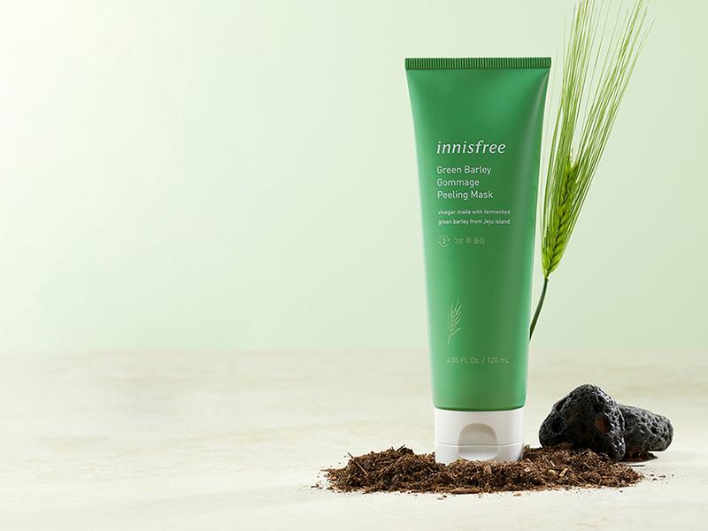 Mặt nạ tẩy tế bào da chết từ lúa mạch xanh Innisfree Green Barley Gommage Mask