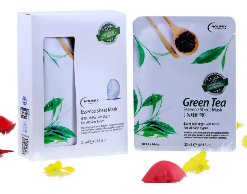 Mặt Nạ Tinh Chất Trà Xanh Holikey Green Tea Essence Sheet Mask 25ml