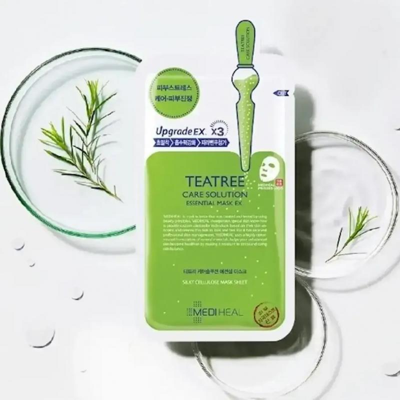 Mặt nạ tinh chất tràm trà ngăn ngừa mụn Mediheal Tea Tree Care Solution Essential Mask Ex