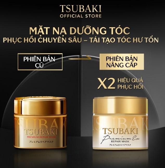 Mặt nạ tóc Tsubaki phục hồi tóc hư tổn