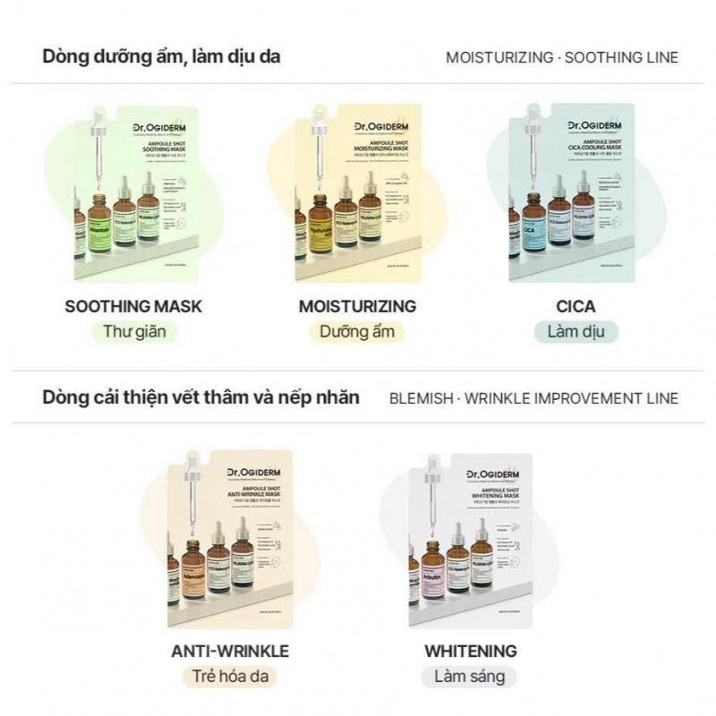 Mặt nạ vi sợi Ampoule Shot Soothing Mask