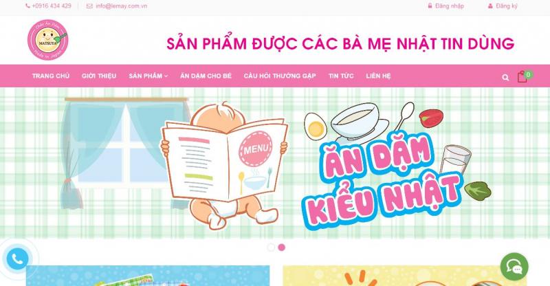 Trang chủ website Matsuya