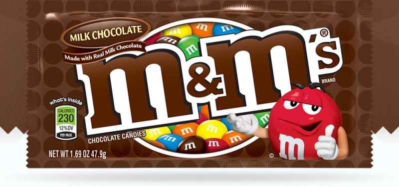 M&M's - thương hiệu nổi tiếng nhất sử dụng màu nâu