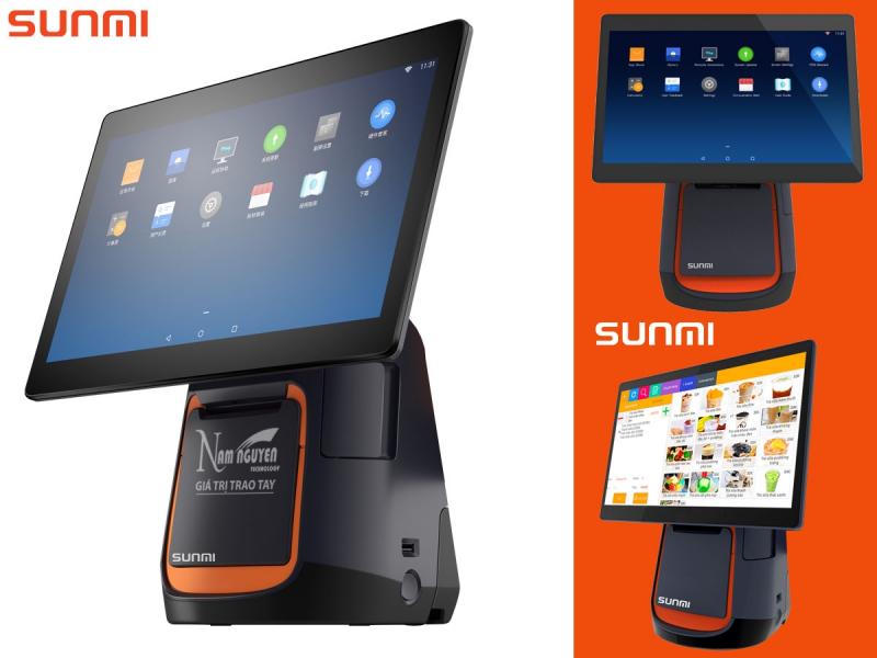 Máy tính tiền cảm ứng POS365 Sunmi T2 (1 màn)