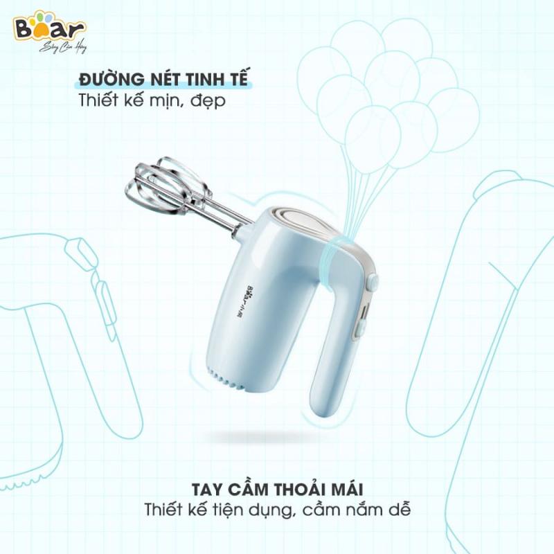 Máy đánh trứng cầm tay Bear DDQ-B02P5