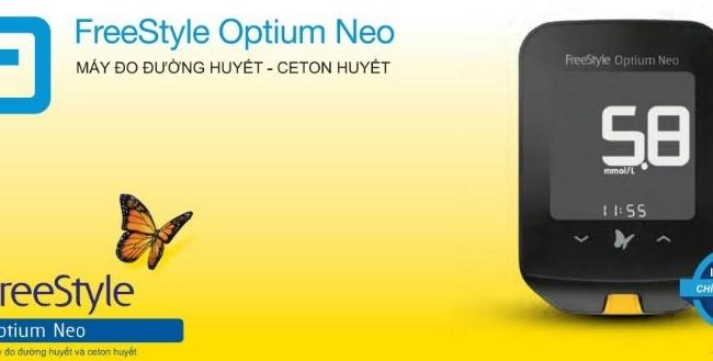 Máy đo đường huyết Optium