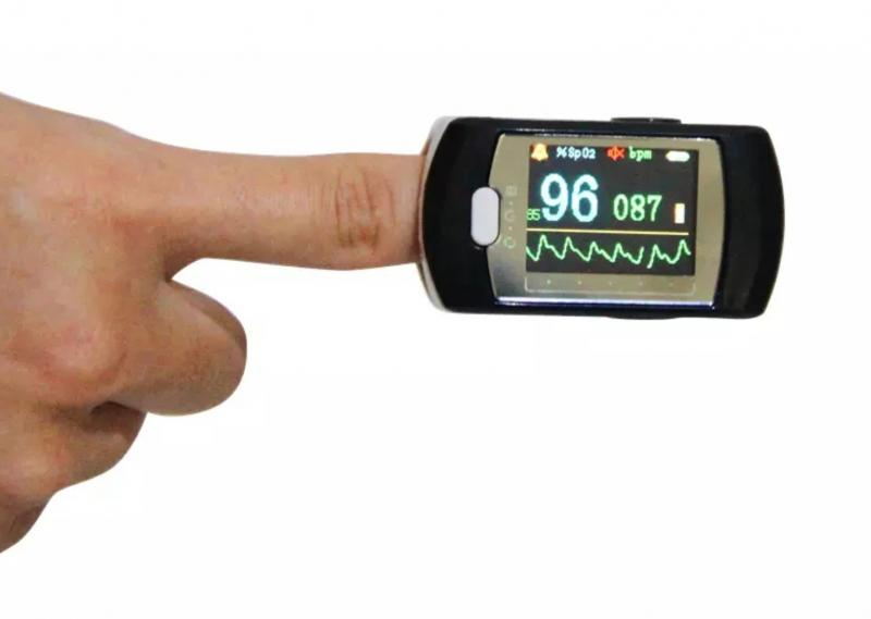 Máy đo nồng độ oxy đầu ngón tay cầm tay CMS50E OLED SPO2 Độ bão hòa oxy trong máu