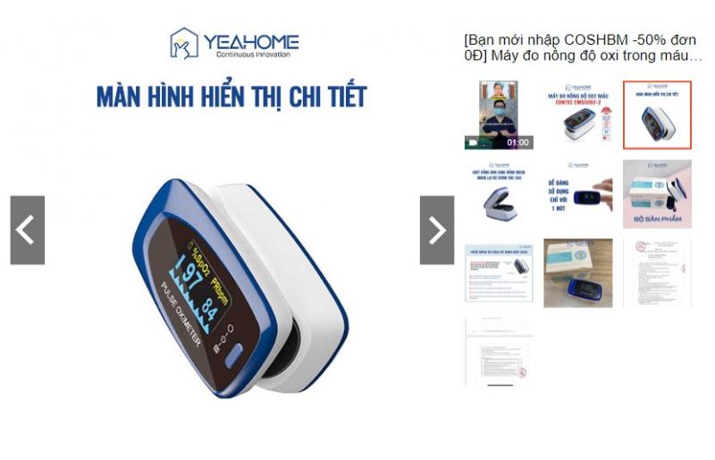 Máy đo nồng độ oxy trong máu CONTEC