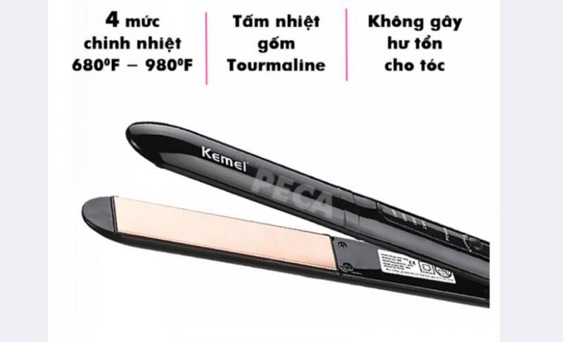 Máy duỗi tóc 4 mức nhiệt độ Kemei KM-8889