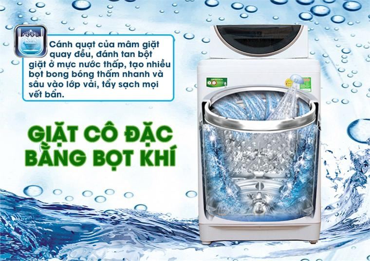 Tính năng giặt cô đặc bằng bọt khí