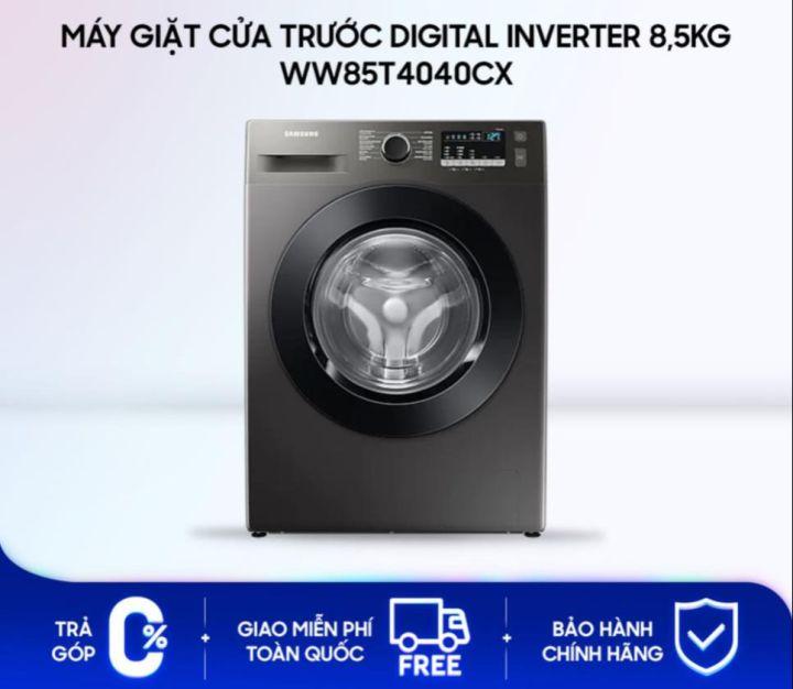 Máy giặt cửa trước Samsung Digital Inverter 8,5kg WW85T4040