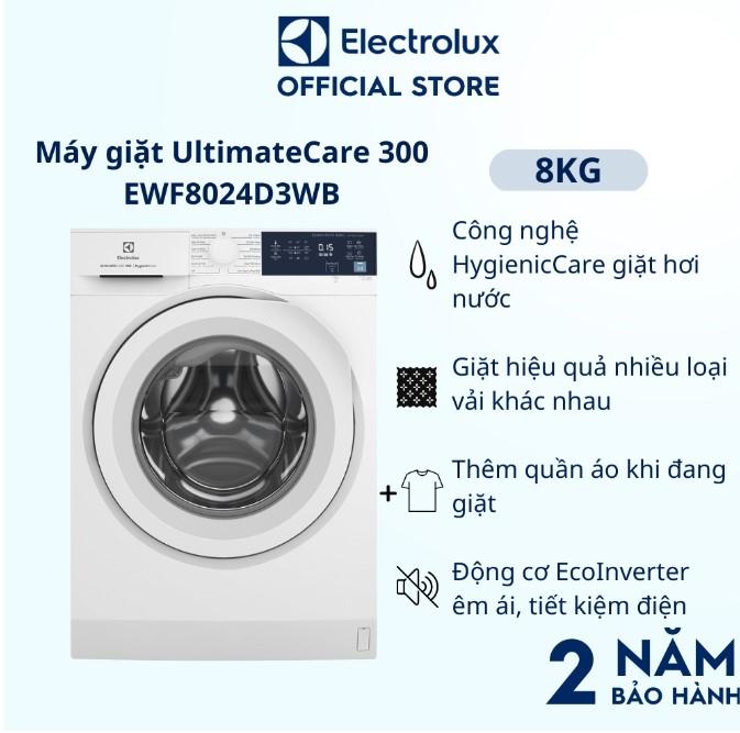 Máy giặt Electrolux 8kg UltimateCare 300  EWF8024D3WB