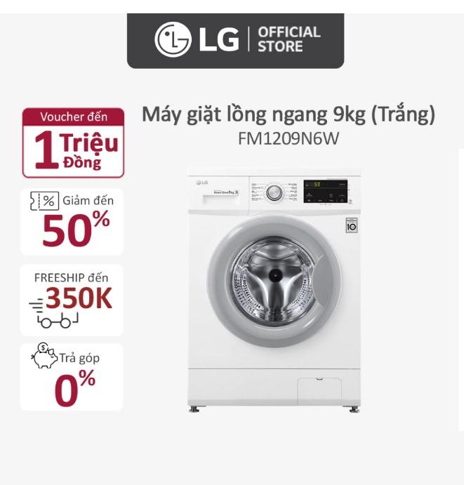 Máy giặt LG Inverter 9kg FM1209N6W