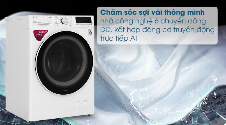 Máy giặt LG lồng ngang 9 kg FV1409S4W