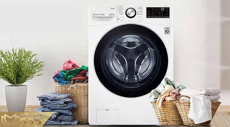 Máy giặt cửa ngang LG AI DD 10kg FV1410S5W