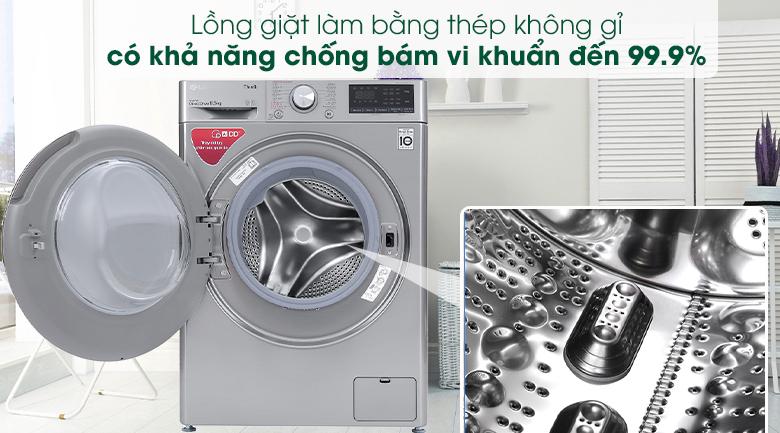 Máy giặt lồng ngang thông minh LG AI DD 8,5 kg FV1408S4V