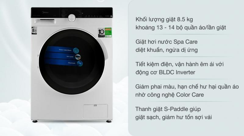 Máy giặt Midea tiết kiệm điện